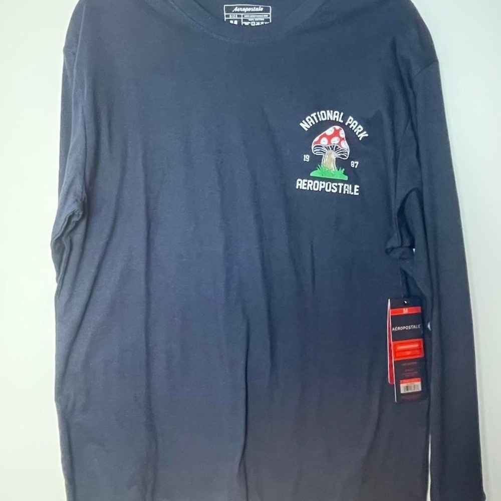 Aeropostale National Park long sleeve shirt Mushroom 1987